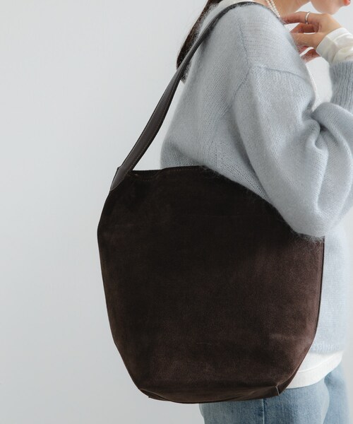 URBAN RESEARCH（アーバンリサーチ）の「ワンハンドルスウェードトートバッグ（トートバッグ・レディース・GREGE/D.BROWN・-0）」の7枚目の写真