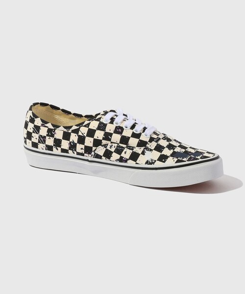 ADAM ET ROPE'(アダムエロペ)の「【VANS/バンズ】Authentic Checker SPLATTER(スニーカー・メンズ・ホワイト系・26.0/27.0/28.0)」の7枚目の写真