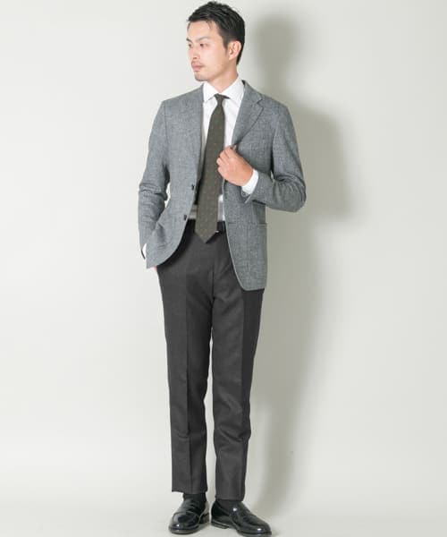 URBAN RESEARCH（アーバンリサーチ）の「サキソニーウールパンツ（スラックス・メンズ・NAVY/GRAY・42/44/46/48/50）」の5枚目の写真