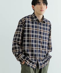 ITEMS URBANRESEARCH | TRストレッチ チェック レギュラーカラーシャツ(シャツ/ブラウス)