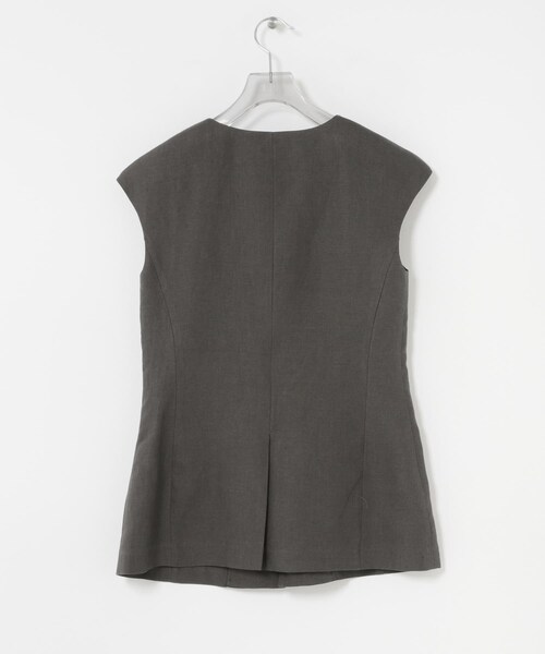 URBAN RESEARCH(アーバンリサーチ)の「AMOMENTO LINEN CURVED VEST(ベスト・レディース・KH BROWN/KHAKI・0)」の7枚目の写真