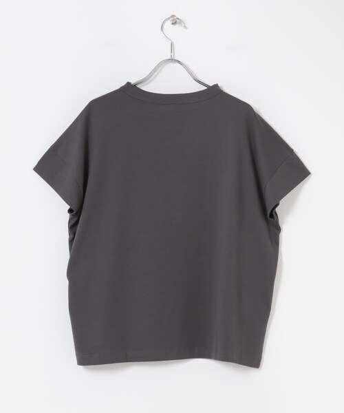 かぐれ(カグレ)の「handvaerk BOTTLE NECK SHORT-SLEEVE T-SHIRT(Tシャツ/カットソー・レディース・IRON/FOAM/LIME GREEN・S)」の6枚目の写真