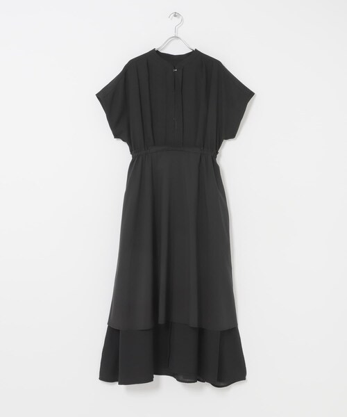 URBAN RESEARCH ROSSO（アーバンリサーチロッソ）の「ウォッシャブルセミシアー2WAYネックワンピース（ワンピース・レディース・BROWN/BLUE/BLACK・Free）」の16枚目の写真