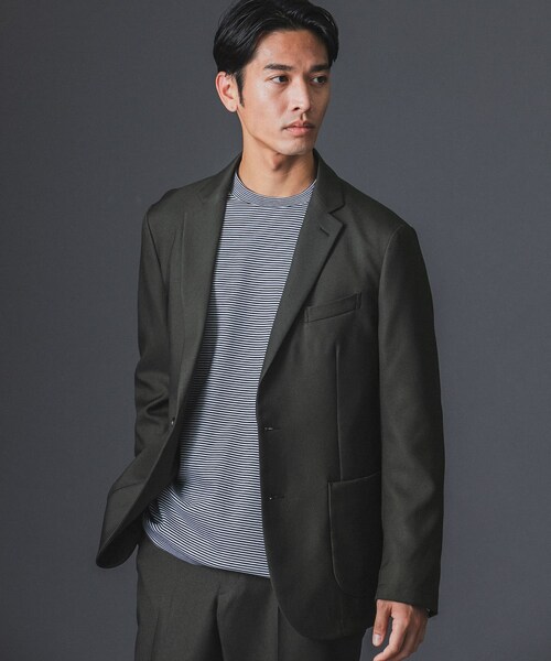URBAN RESEARCH DOORS(アーバンリサーチドアーズ)の「LIFE STYLE TAILOR ウールライクツイルコンフォータブルジャケット(テーラードジャケット・メンズ・KHAKI/NAVY/BROWN・S/M/L/XL)」の19枚目の写真