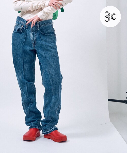 THE GOODLAND MARKET（ザグッドランドマーケット）の「TONY　REMAKE DENIM（デニムパンツ・メンズ・INDIGO1/INDIGO27/INDIGO26/INDIGO25/INDIGO24/INDIGO23/INDIGO22/INDIGO21/INDIGO20/INDIGO19/INDIGO18/INDIGO17/INDIGO16/INDIGO15/INDIGO14/INDIGO13/INDIGO12/INDIGO11/INDIGO10/INDIGO9/INDIGO8/INDIGO7/INDIGO6/INDIGO5/INDIGO4/INDIGO3/INDIGO2・M/L）」の3枚目の写真
