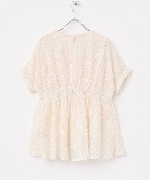 URBAN RESEARCH ROSSO（アーバンリサーチロッソ）の「シアージャガードペプラムブラウス（シャツ/ブラウス・レディース・OFF WHITE/BLACK・FREE）」の12枚目の写真