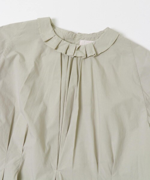 かぐれ（カグレ）の「COSMIC WONDER　シルクコットンブロードクラシックフリルシャツ（シャツ/ブラウス・レディース・Charcoal/Violet ash・1）」の19枚目の写真