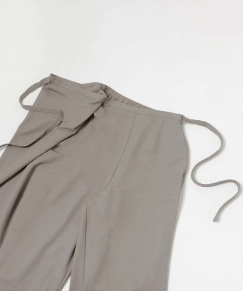 LAATO（ラート）の「wrap cut pants（その他パンツ・レディース・インク/ネズミ/ラクダ・FREE）」の13枚目の写真