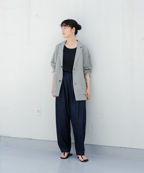 かぐれ（カグレ）の「フィブリルタフタタンクトップ（タンクトップ・レディース・BLACK/CAMEL・FREE）」の13枚目の写真