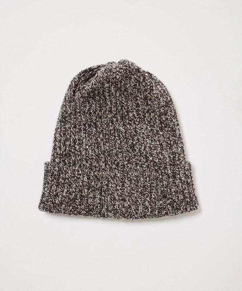 ADAM ET ROPE'（アダムエロペ）の「【KAPTAIN SUNSHINE】 Beanie Cap（ニットキャップ/ビーニー・メンズ・ブラック系/ダークブラウン・F）」の2枚目の写真