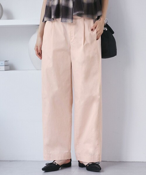 VIS（ビス）の「バレルシルエットコットンパンツ（その他パンツ・レディース・ブラック/ベージュ/ピンク・F）」の11枚目の写真