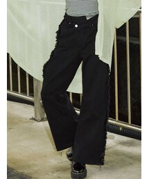 jouetie | フリンジアシメウエストデニム(デニムパンツ)