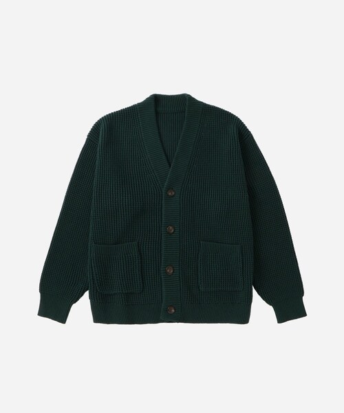 Saturdays NYC(サタデーズ ニューヨークシティ )の「Michael Plaited Waffle Cardigan(カーディガン/ボレロ・レディース・ブラック/グリーン・L/M/S/XL)」の16枚目の写真