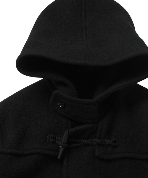 ADAM ET ROPE'（アダムエロペ）の「【blurhms ROOTSTOCK】Wool Melton Duffle Coat（ダッフルコート・メンズ・ブラック・2/3）」の10枚目の写真
