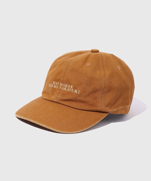 ADAM ET ROPE'(アダムエロペ)の「【KIJIMA TAKAYUKI/キジマ タカユキ】DUCK SULFER DYED 6PANEL CAP(キャップ・メンズ・ブラック/ブラウン・F)」の3枚目の写真
