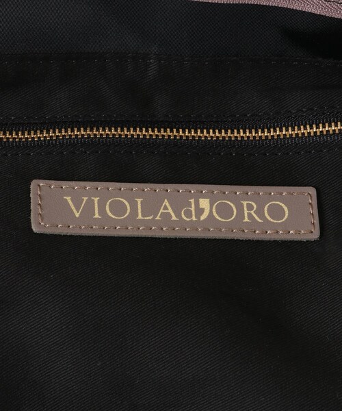 URBAN RESEARCH ROSSO（アーバンリサーチロッソ）の「『一部別注カラー』VIOLA d’ORO　BIANCA　S（トートバッグ・レディース・BLKBLK/TAUPEBLK/BLKTAUPE/別注BRNNVY・S）」の12枚目の写真