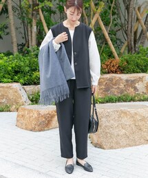 ITEMS URBANRESEARCH（アイテムズ アーバンリサーチ）の「『イージーケア』フレアトップス×パンツセット（セットアップ）」