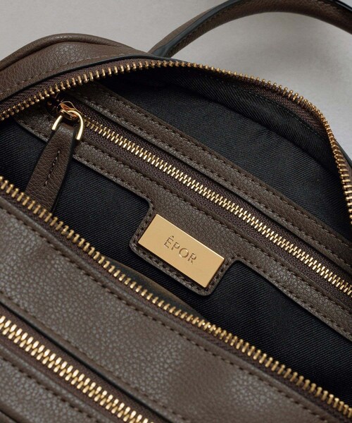 ROPE'(ロペ)の「【E'POR】TWO BOSTON BAG Mini/撥水・26AW新型(ハンドバッグ・レディース・ブラック/ダークブラウン・F)」の18枚目の写真
