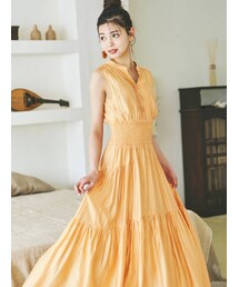 dazzlin | シアーティアードボリュームワンピース(ワンピース)