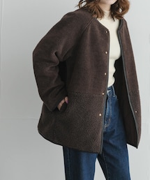URBAN RESEARCH Sonny Label | リバーシブルボア撥水キルティングコート(その他アウター)
