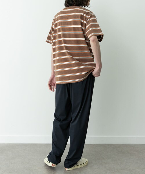 URBAN RESEARCH Sonny Label（アーバンリサーチサニーレーベル）の「HANG TEN　LA HOJJA BORDER T-SHIRTS（Tシャツ/カットソー・メンズ・OFF/BRWON・M/L）」の16枚目の写真
