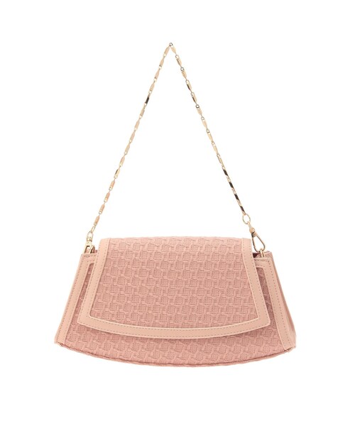 RESEXXY（リゼクシー）の「ツイードコンパクトバッグ（ハンドバッグ・レディース・アイボリー/ピンク/イエロー・F）」の10枚目の写真