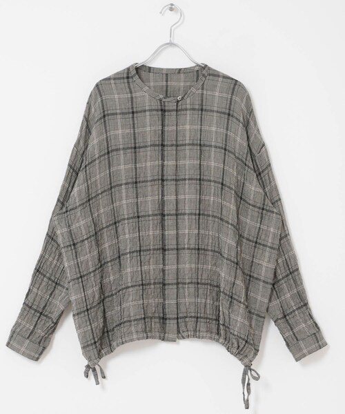 かぐれ（カグレ）の「リネンレーヨンチェックシャツカーディガン（シャツ/ブラウス・レディース・CHECK M/CHECK S・Free）」の18枚目の写真