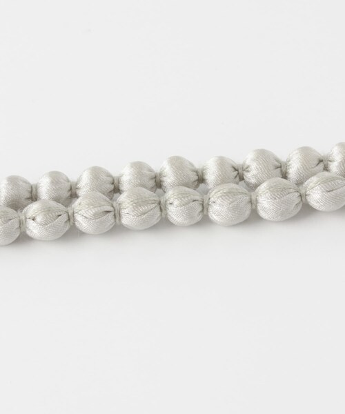 かぐれ（カグレ）の「CITRUS　GUDLI NECKLACE（ネックレス・レディース・Black/Ecru/L Grey・-0）」の18枚目の写真