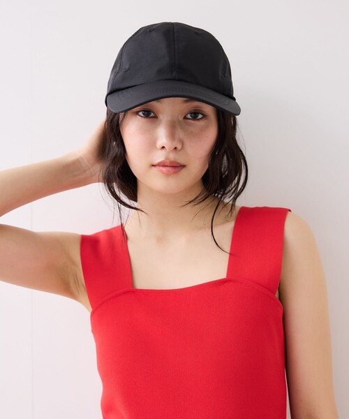 VIS（ビス）の「マイナス18℃ネックカバーつきUVキャップ/UVカット・遮熱（キャップ・レディース・ブラック/ベージュ・F）」の7枚目の写真