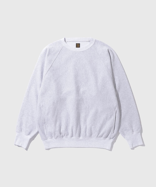 ADAM ET ROPE'(アダムエロペ)の「【BATONER/バトナー】JUMBERCA URAKE CREW NECK(スウェット・メンズ・グレー・2/3)」の2枚目の写真