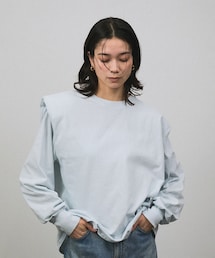 ADAM ET ROPE' | 【KURO（クロ）】POWER SHOULDER L/S TEE(Tシャツ/カットソー)