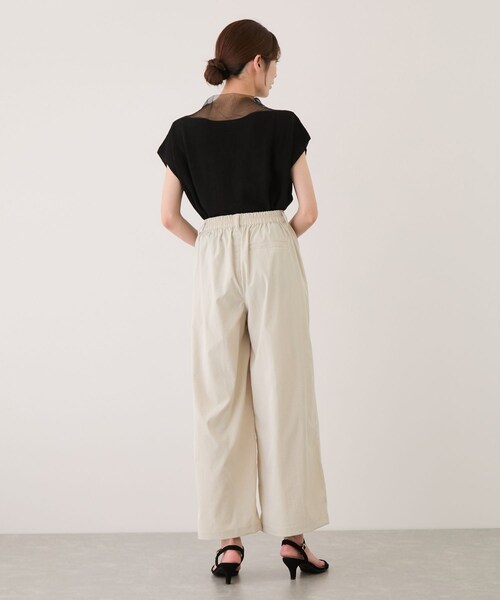 Jayro（ジャイロ）の「ストレッチテックチノワイドパンツ（その他パンツ・レディース・ブラック/ホワイト系/ベージュ・F）」の21枚目の写真