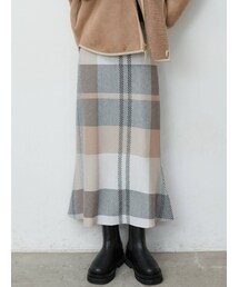 LAGUNAMOON | ワイドチェックマーメイドスカート(スカート)