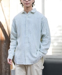 FORK&SPOON | FORK&SPOON　フレンチリネンロングスリーブシャツ(シャツ/ブラウス)