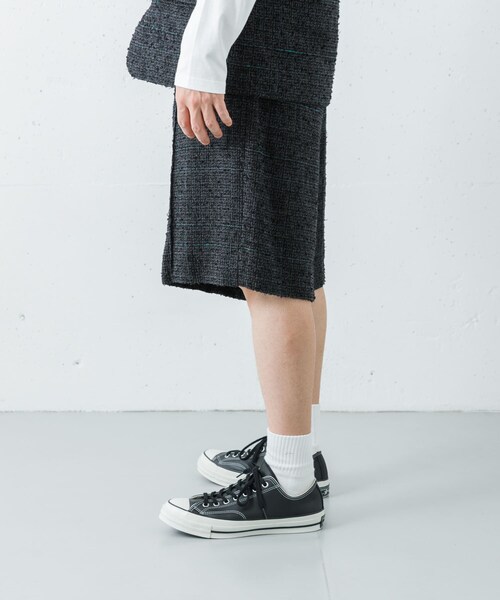 URBAN RESEARCH(アーバンリサーチ)の「SEEALL CLASSIC WIDE SHORTS(その他パンツ・メンズ・BLK WATCH・3/4)」の5枚目の写真