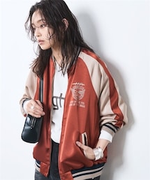 nissen（ニッセン）の「リバーシブルスカジャン＜大きいサイズ有