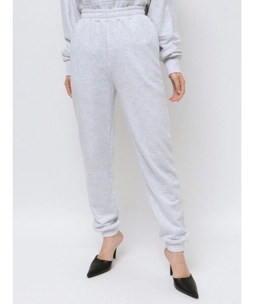 GYDA（ジェイダ）の「MILIGYスウェットパンツ（スウェットパンツ・レディース・ライトグレー/ブラック・F）」の2枚目の写真