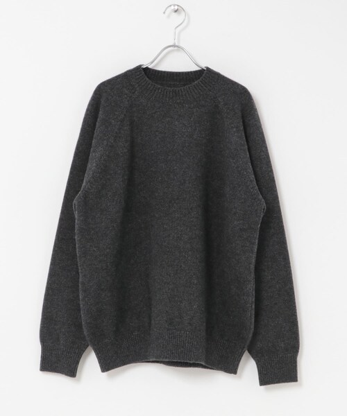 URBAN RESEARCH DOORS（アーバンリサーチドアーズ）の「YOKO SAKAMOTO　RAGLAN CREW NECK KNIT（ニット/セーター・メンズ・BLACK/BLK/GRY/CHARCOAL/BROWN・M/L）」の18枚目の写真