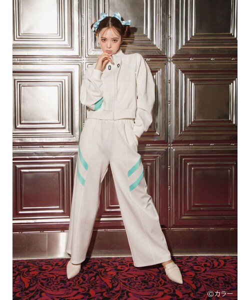CALNAMUR 上下スウェット&パンツ エヴァ PLUGSUIT 白 綾波レイ EVANGELIONxCALNAMUR】PLUGSUIT SWEAT/白（00）/フリーサイズ