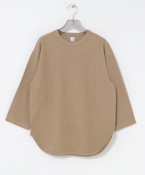 URBAN RESEARCH（アーバンリサーチ）の「blurhmsROOTSTOCK　R&S THERMAL BASEBALL T-SHIRTS（Tシャツ/カットソー・メンズ・H.OATMEAL/BLACK/H.BEIGE・2/3）」の3枚目の写真