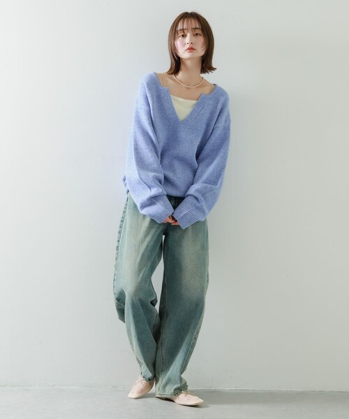 SENSE OF PLACE by URBAN RESEARCH（センスオブプレイスバイアーバンリサーチ）の「ハートチュールフラットシューズ（バレエシューズ・レディース・BLACK/BLK×RED/IVORY・S/M/L）」の8枚目の写真