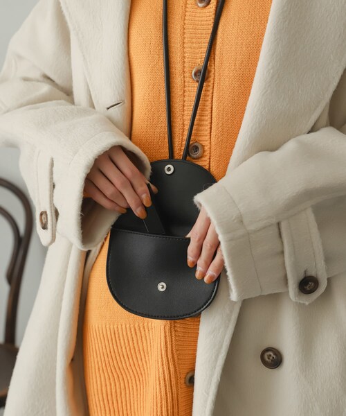 SENSE OF PLACE by URBAN RESEARCH(センスオブプレイスバイアーバンリサーチ)の「ミニフラップショルダーバッグ(ショルダーバッグ・レディース・BLACK/IVORY/L.BLUE・one)」の14枚目の写真