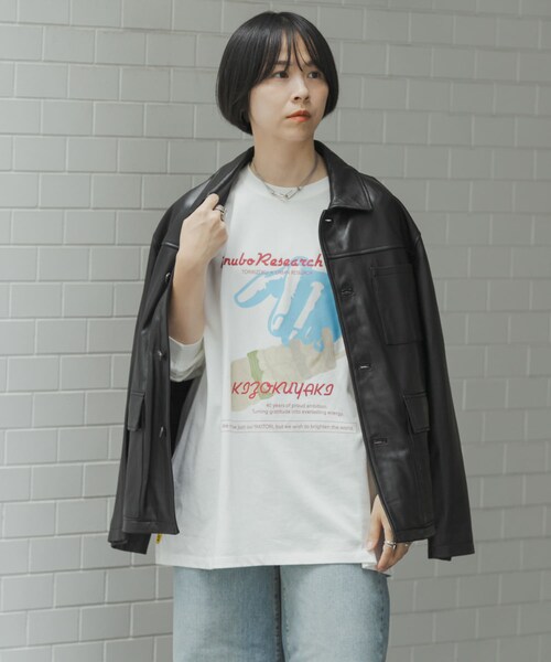 URBAN RESEARCH（アーバンリサーチ）の「鳥貴族×UR　UnuboResearch LONG-SLEEVE T-SHIRTS B（Tシャツ/カットソー・メンズ・WHITE/OATMEAL/CHARCOAL/BLACK/YELLOW/MOCHA・M/L/XL）」の9枚目の写真