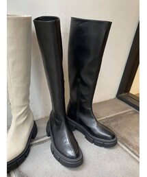 EMODA | フラットロングソールブーツ(ブーツ)