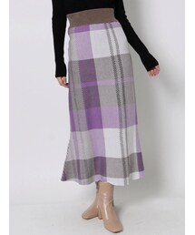 LAGUNAMOON | ワイドチェックマーメイドスカート(スカート)