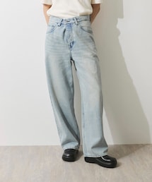 ADAM ET ROPE' | 【WEB限定】ワイドストレートデニムパンツ(デニムパンツ)