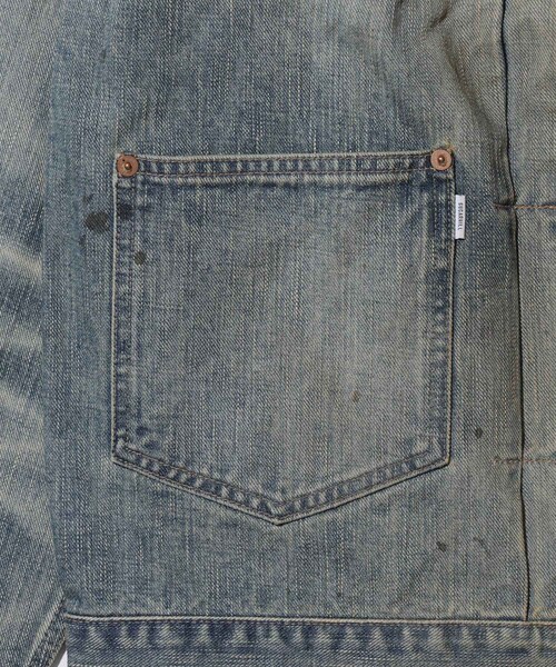 ADAM ET ROPE'(アダムエロペ)の「【SUGARHILL/シュガーヒル】FADED MODERN DENIM JACKET(デニムジャケット・メンズ・ブルー系・2/3)」の9枚目の写真