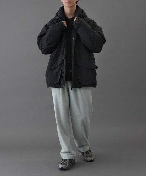 URBAN RESEARCH DOORS(アーバンリサーチドアーズ)の「FORK&SPOON SORONAフーディーブルゾン(ブルゾン・メンズ・BLACK/SAND/BROWN・4/5)」の11枚目の写真