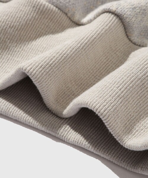 ADAM ET ROPE'(アダムエロペ)の「【TOLQ/トルク】Knit Sweat Shirts(スウェット・メンズ・グレー・3/4)」の9枚目の写真