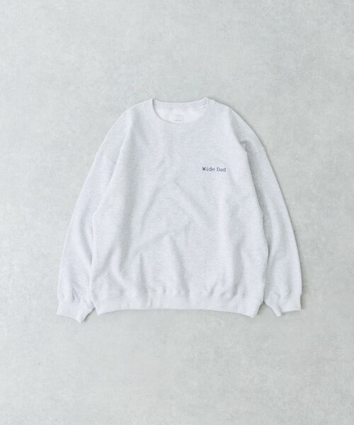URBAN RESEARCH(アーバンリサーチ)の「Wide Dad SUPER WIDE SWEAT CREW-NECK(スウェット・メンズ・PINK/ASH・1/2)」の11枚目の写真